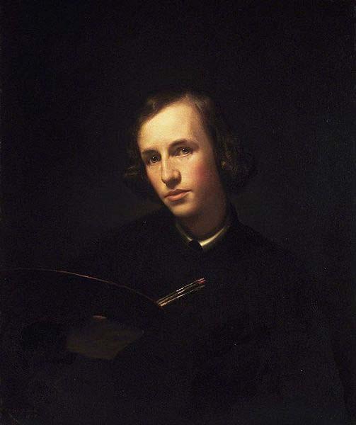 George Henry Hall Self-Portrait Sweden oil painting art